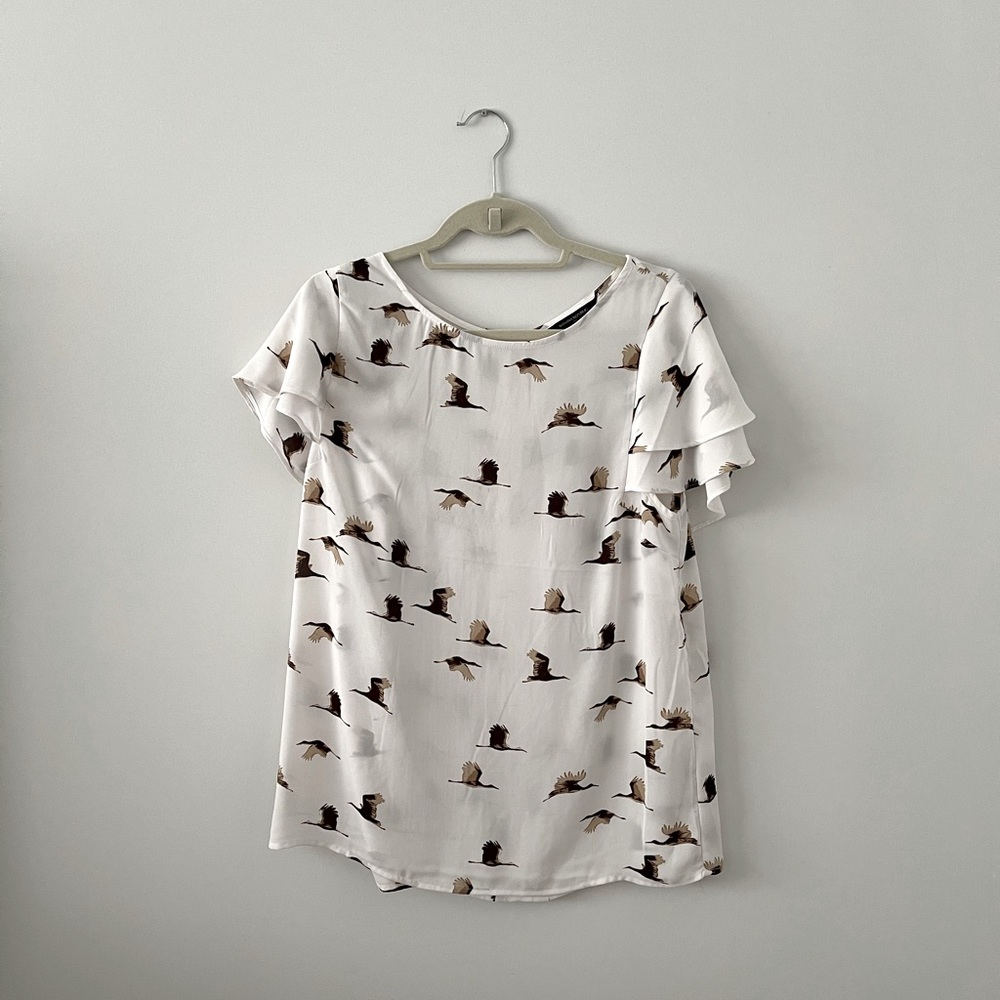 Banana Republic Geese Blouse